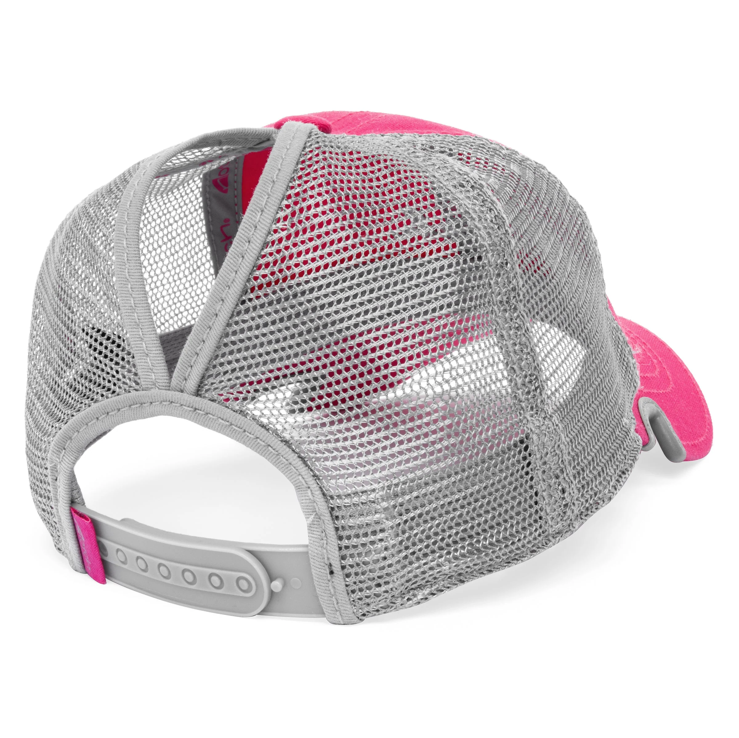 Notch Classic Adjustable Hot Pink/Grey Ponytail - Image 2