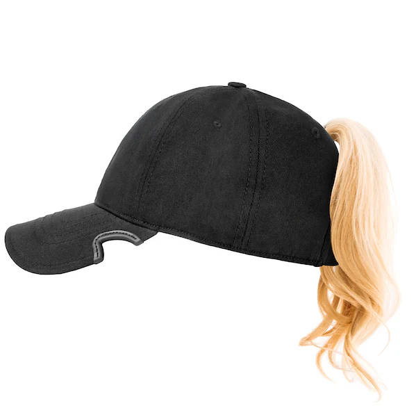 Notch Classic Adjustable Black Ponytail Blank - Image 3