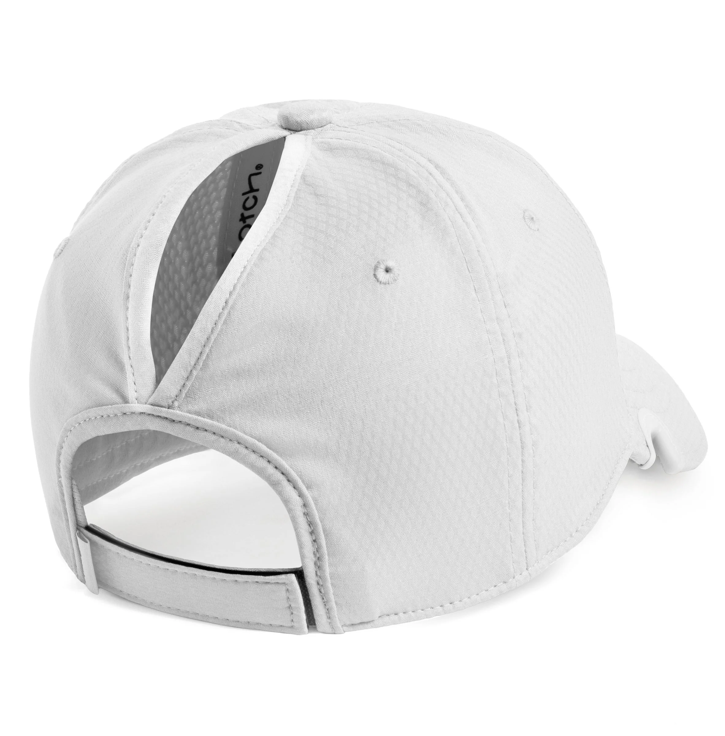 Notch Classic Adjustable Athlete White Ponytail - Image 2