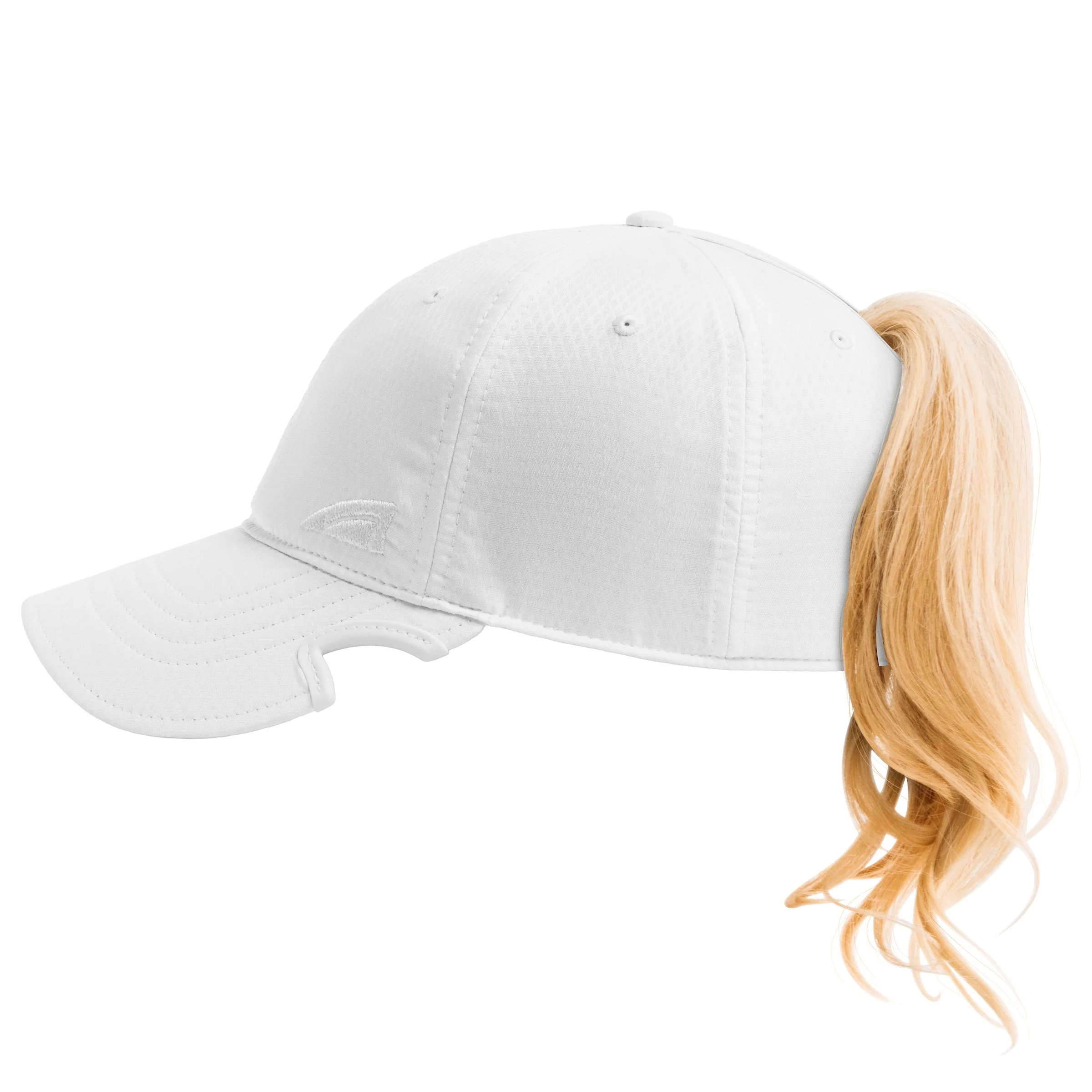 Notch Classic Adjustable Athlete White Ponytail - Image 3